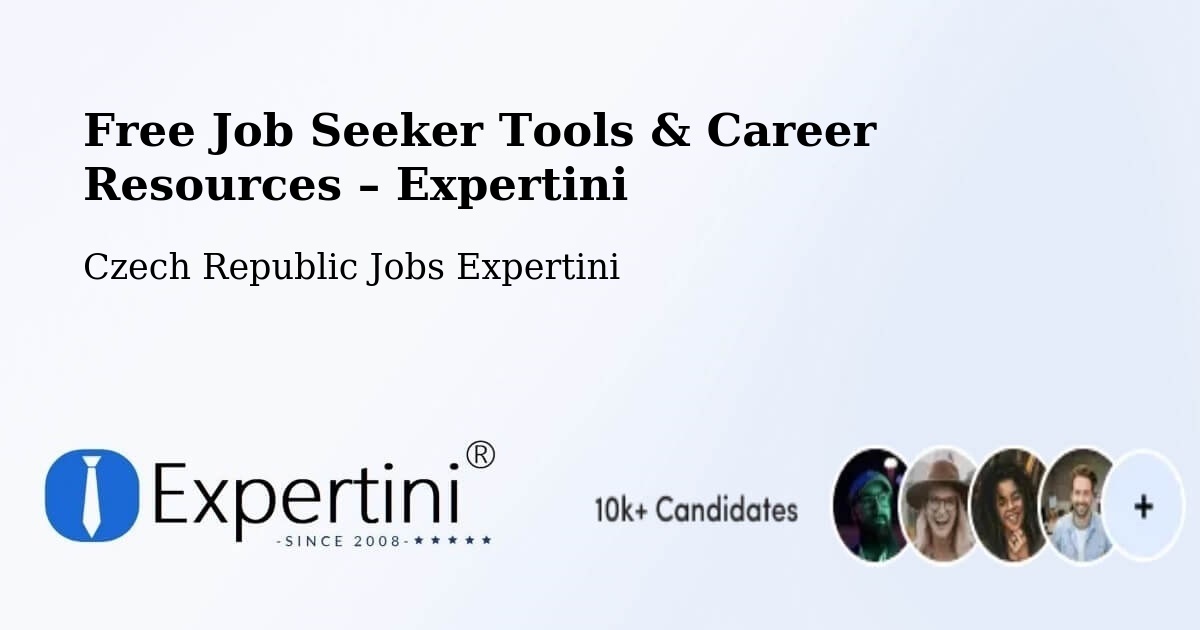 Free Job Seeker Tools & Career Resources – Dobšice - Dobšice, Czech Republic Jobs Expertini